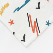 Berg Wandelpatroon Fleece Deken (Hoek)