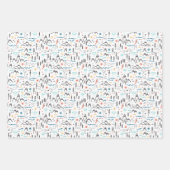 Berg Wandelpatroon Inpakpapier Vel (Voorkant 2)