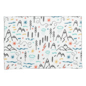 Berg Wandelpatroon Kussensloop (Voorkant-Rechts)