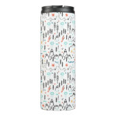 Berg Wandelpatroon Thermosbeker (Achterkant)