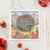 Berg Waterverf Landschap Bestemming Bruiloft C Servet (Insitu)