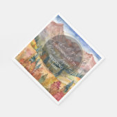 Berg Waterverf Landschap Bestemming Bruiloft C Servet (Hoek)