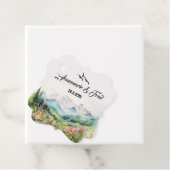 Berg & Wildbloem Bedankjes Labels (In situ)