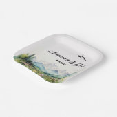 Berg & Wildbloem Papieren Bordje (Gebogen)