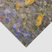 Berg Wilde Bloemen Decoupage Tissuepapier (Detail)