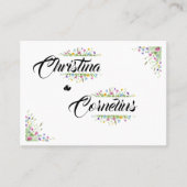 berg | Wildflower bruiloft Plaatskaartje (Voorkant)