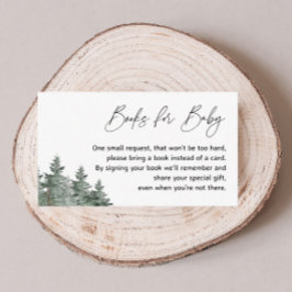 Berg Winter Baby Shower Boeken voor Baby Kaarten