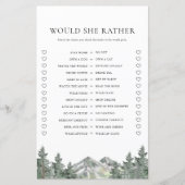Berg Would She Rather Bruidsfeest Spel (Voorkant)