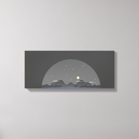 Berg | Zazzle_Growshop. Canvas Afdruk (Voorkant)