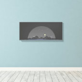 Berg | Zazzle_Growshop. Canvas Afdruk (Insitu (Houten vloer))