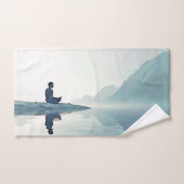 Berg Zen Vredige Meditatie Ontwerp Bad Handdoek (Handdoek)