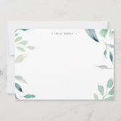 berg zomer bloemen monogram Stationery Notitiekaartje (Voorkant)