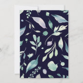 berg zomer bloemengouden letters Save the Date Kaart (Achterkant)