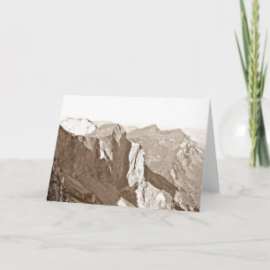 Berg Zwitserland Bedankt Verjaardag Kaart