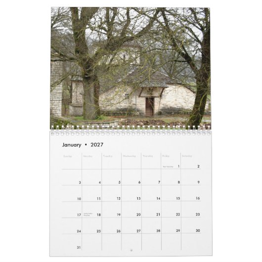 bergachtig griekenland kalender (Jan 2027)