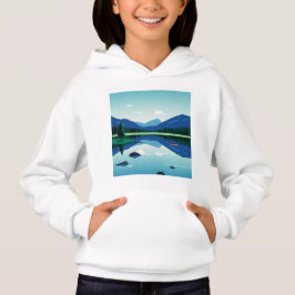 Bergachtig landschap van een meer