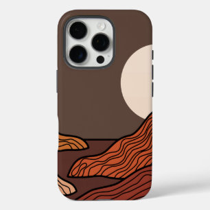 Bergachtige Boho Abstracte iPhone / iPad hoesje