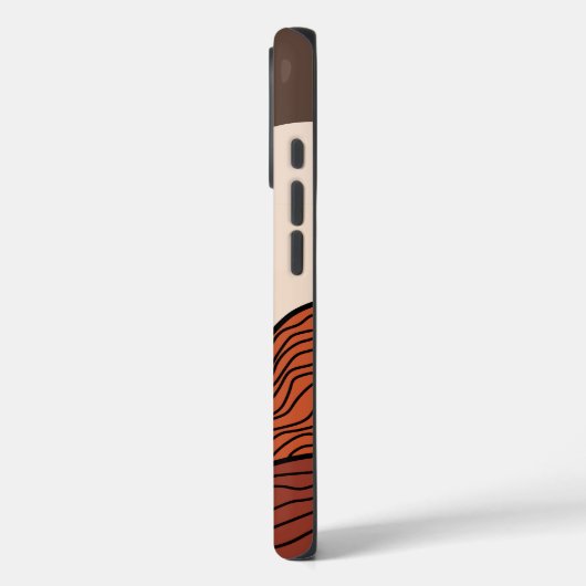 Bergachtige Boho Abstracte iPhone / iPad hoesje (Achterkant / Links)