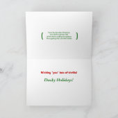 Bergaf Trillingen! Feestdagen Kaart (Binnen)