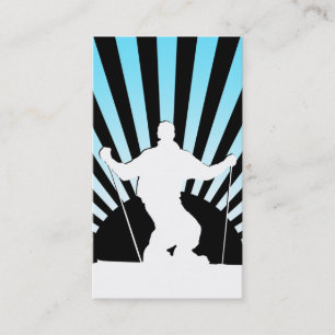 bergafwaarts visitekaartje