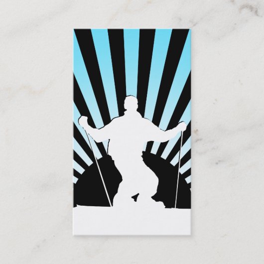 bergafwaarts visitekaartje (Voorkant)