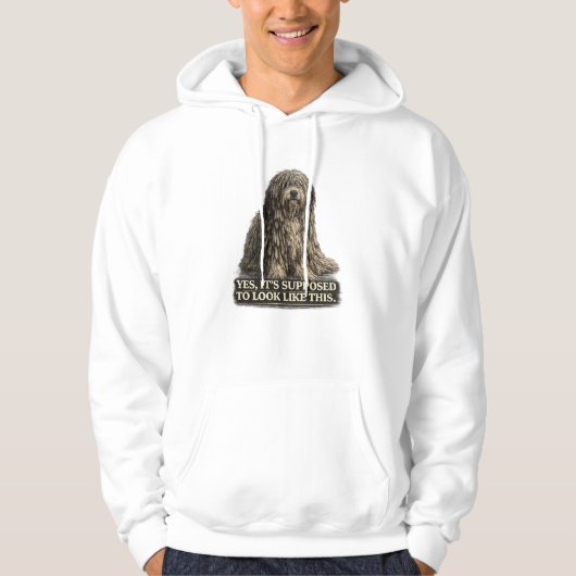 Bergamasco Herders Hond Shirt (Voorkant)