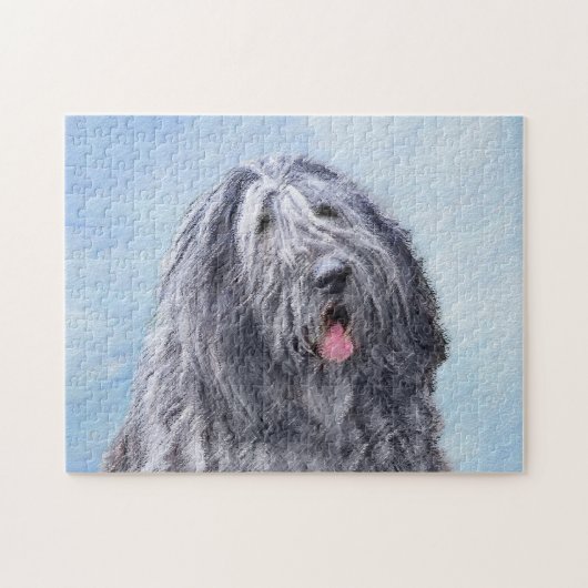 Bergamasco Sheepdog Painting - Cute Original Dog A Legpuzzel (Horizontaal)