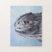 Bergamasco Sheepdog Painting - Cute Original Dog A Legpuzzel (Verticaal)