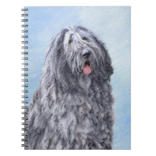 Bergamasco Sheepdog Painting - Cute Original Dog A Notitieboek