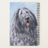 Bergamasco Sheepdog Painting - Cute Original Dog A Planner (Achterkant)