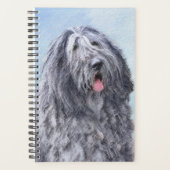 Bergamasco Sheepdog Painting - Cute Original Dog A Planner (Voorkant)