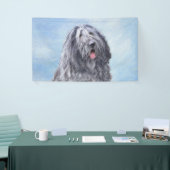 Bergamasco Sheepdog Painting - Cute Original Dog A Spandoek (Beurs)
