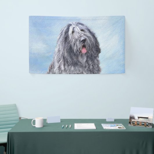 Bergamasco Sheepdog Painting - Cute Original Dog A Spandoek (Beurs)