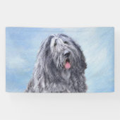 Bergamasco Sheepdog Painting - Cute Original Dog A Spandoek (Horizontaal)
