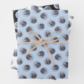 Bergamasco Sheepdog Shepherd Schilderen Schattigee Inpakpapier Vel (In situ)