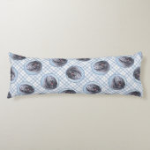 Bergamasco Sheepdog Shepherd Schilderen Schattigee Lichaamskussen (Voorkant)