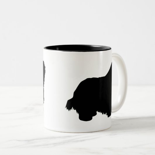 Bergamasco Tweekleurige Koffiemok (Voorkant rechts)