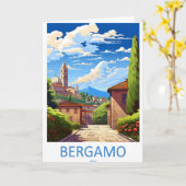 Bergamo 1 kaart (Gele Bloem)