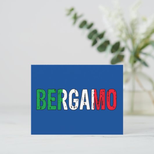 Bergamo Italië Briefkaart (Staand voorkant)