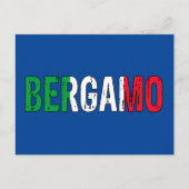 Bergamo Italië Briefkaart (Voorkant)
