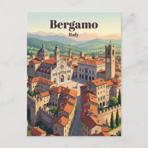 Bergamo, Italië Briefkaart
