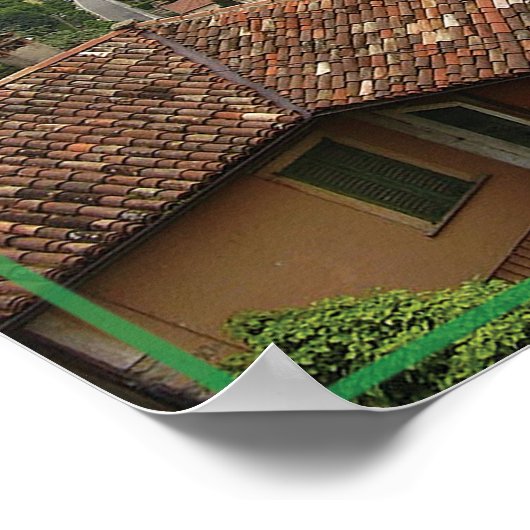 Bergamo - Italië Poster (Hoek)