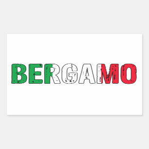Bergamo Italië Rechthoekige Sticker