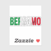 Bergamo Italië Sticker (Vel)