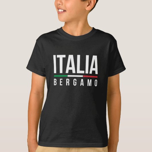Bergamo Italië T-shirt (Voorkant)