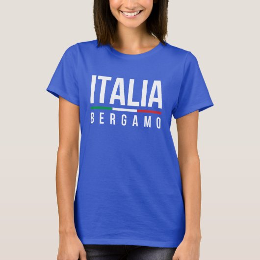 Bergamo Italië T-shirt (Voorkant)