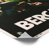 Bergamo Italy Vintage Travel Poster (Hoek)