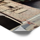 Bergamo Vintage-Poster voor reizen teruggezet Poster (Hoek)