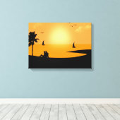 Bergamot Bay Canvas Afdruk (Insitu (Houten vloer))