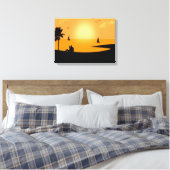 Bergamot Bay Canvas Afdruk (Insitu (Slaapkamer))